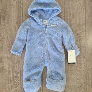 Nike Light Blue Fleece Kids One Piece